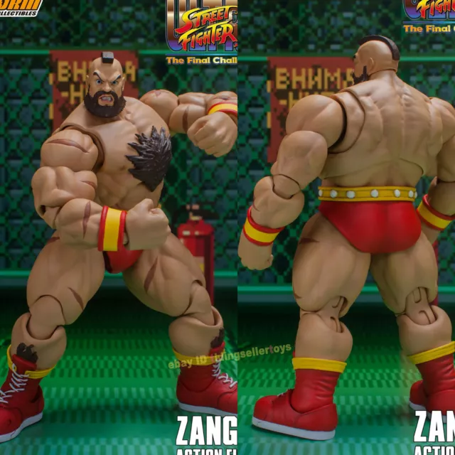 Storm Toys Zangief Street Fighter II 1/12 Action Figure Model Red VER. 7''