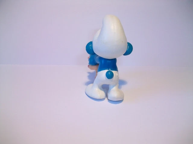 Figurine Schtroumpf : 20067 - PROMO avec COCHON - TBE (Smurf Puffi