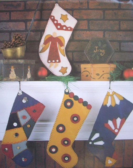 Calcetines Fireside II Navidad Medias Decoración Firestro Lana Patrón