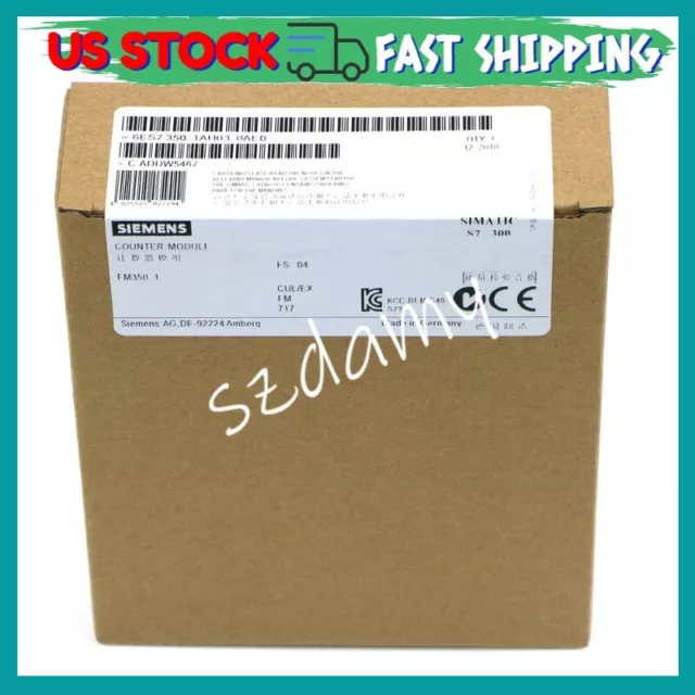 New Siemens S7-300 6ES7 350-1AH03-0AE0 Counter Module 6ES7350-1AH03-0AE0 In Box