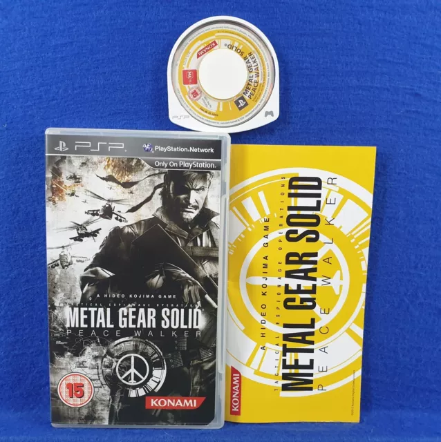 Lot of 3 PSP GAMES Metal Gear Solid Peace Walker ＆Ops ＆Ops +