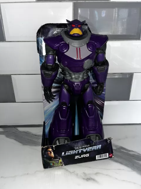 Disney Pixar Lightyear Zurg Action Figure Large Scale 35cm Tall With Space Ship 2