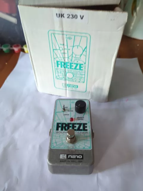 EHX Electro Harmonix Freeze Sound Retainer Guitar Effects Pedal / Stomp Box