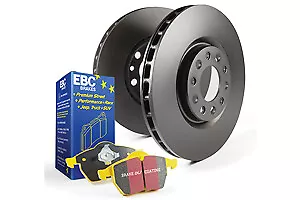 EBC Rear Disc & Yellowstuff Pad Abarth 500 1.4 Turbo 08>11