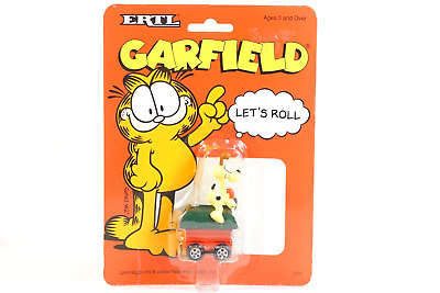 Cuccio GARFIELD LET'S ROLL LETS ROLL ERTL KARTE CAR KENNEL CUCCIA VINTAGE 