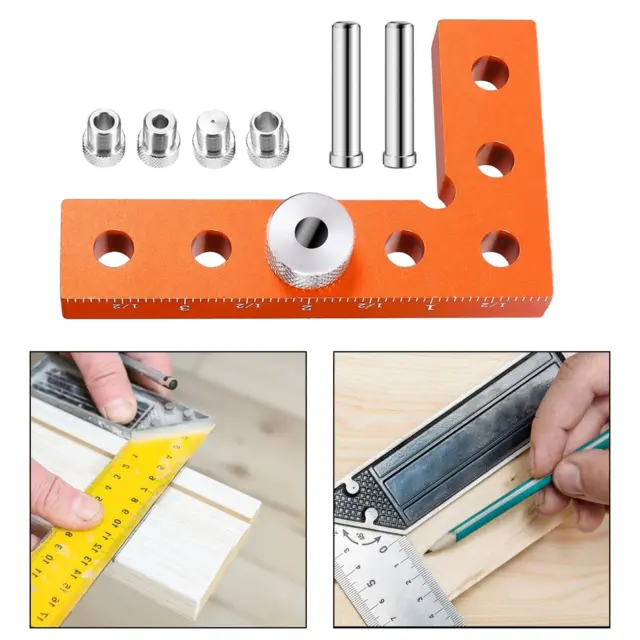 Small Square Center Finder Versatile Edge Marking Precision Woodworking Tool