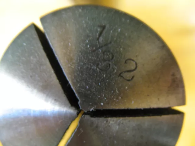 10 Pcs Rivett 5Ns Collets 1/32-3, - 7/8" Round Nice Condition Mfg By Rivett