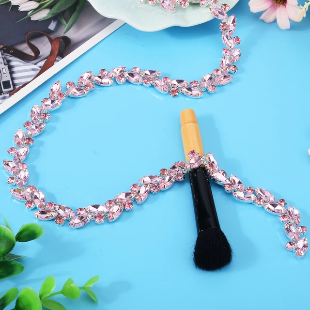 1 Yard Shiny Trim Applique For Clothes Rhinestone Chain Jewelry Making Party