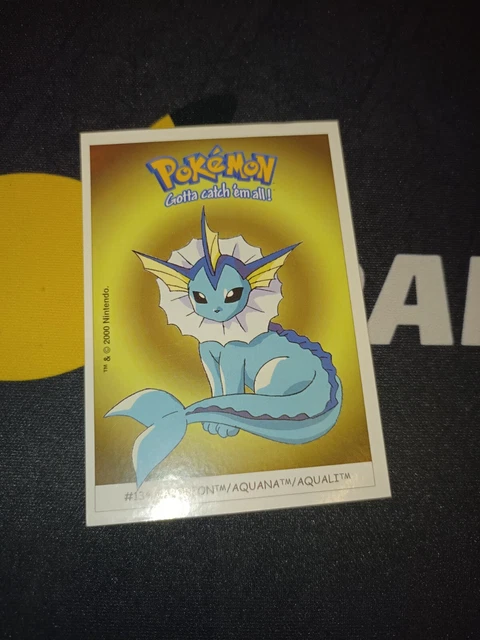 Pokemon Card #134 Aquali / Vaporeon - 2000 Boomer Wizard