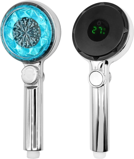 Soffione Doccia | Soffione Doccia Alta Pressione Portatile Con Display Della Tem