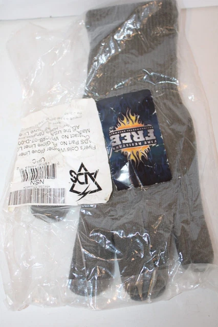 US Army TEAM SOLDIER Flyer’s Cold Weather Glove Liner L/XL FR New in bag