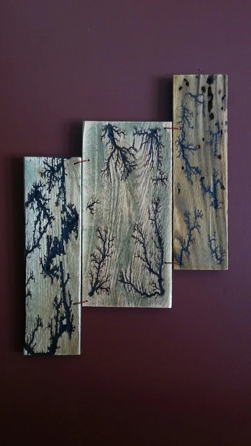 Modern Wood Oriental Yoga Zen Art Decoration Original Natural 100%Reclaimed Wood