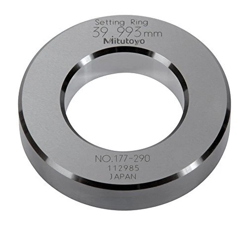 Mitutoyo 177-290 Setting Ring 40mm Size 15mm Outside Diameter +/-1.5Micrometer