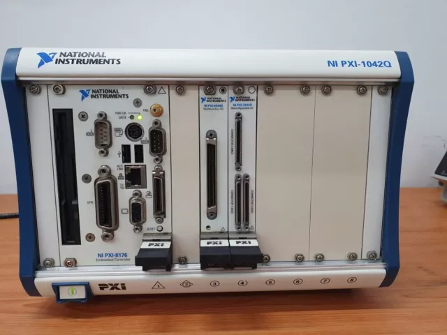 National Instruments NI PXI-1042Q + NI PXI-8176 + NI PXI-6040E + NI PXI-7833R