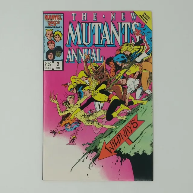 New Mutants Annual 2 KEY 1st Psylocke 1st Meggan Chris Claremont Alan Davis 1986