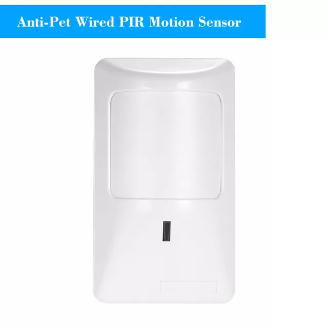 PIR Motion Sensor Wired Alarm Dual Infrared Detector For Home