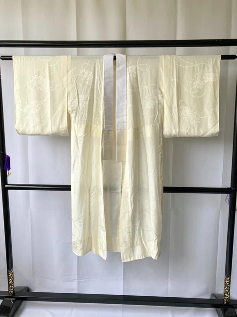 Vintage Japanese Juban kimono - Women's NagaJuban Kimono Robe