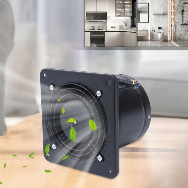 VENTILATION BASEMENT KITCHEN Wall Mounted Exhaust Fan Air Blower Vent