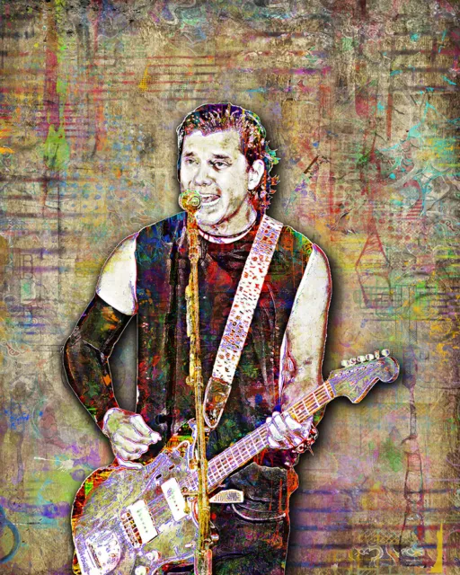 GAVIN ROSSDALE of BUSH 12x18in Poster Gavin Rossdale Bush Art Free Shipping