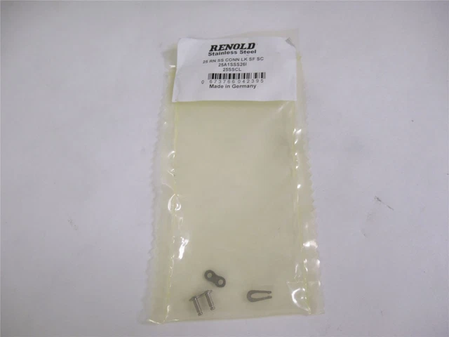 228123 New-No Box; Renold 25A1SSS26I Lot-4 Connection Link 25 RN SS LK SF SC