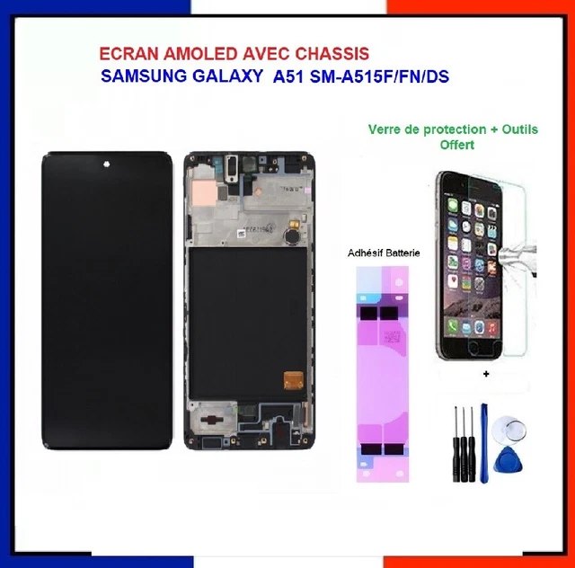 Écran Samsung A51 Ecran A51 Samsung Galaxy A51 Noir A515F Amoled Avec Empreinte
