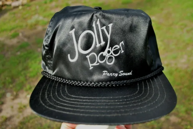 Jolly Roger Parry Sound Vintage Hat Rope Cord Kp Cap Co. Unused New