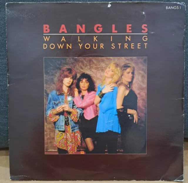 Bangles - Walking Down Your Street / Return Post , 1986 Pop Rock , 7" Vinyl