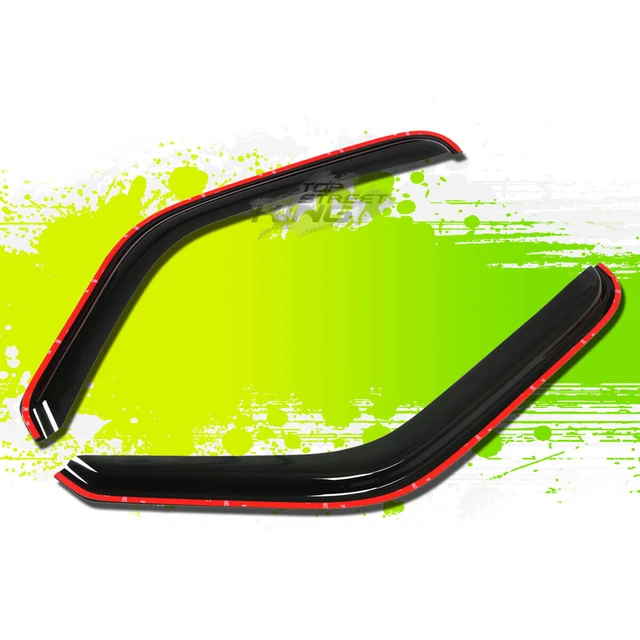 Tinted Window Visor/Wind Deflector Vent Rain Shade For 93-11 Ranger/Mazda B-Cab