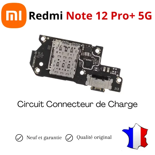 Connecteur De Charge + Lecteur SIM Pour Xiaomi 12T / 12T Pro - Pièce Détachée Occasion