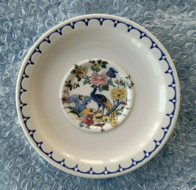 Milwaukee Road Peacock Pattern 5 1/4" Saucer Syracuse China Econo-Rim Z6