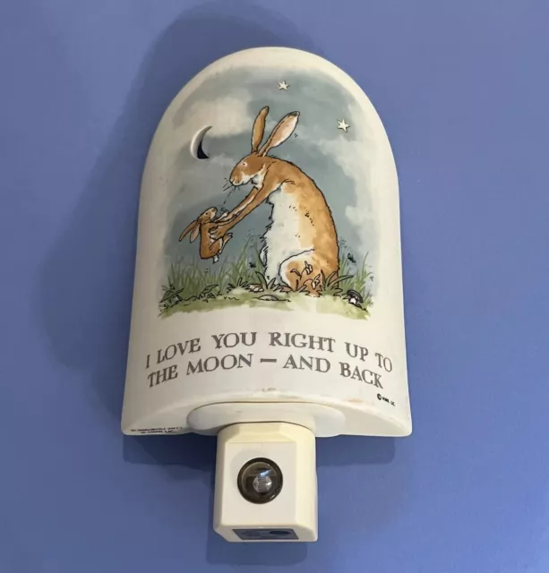 Ceramic Guess How Much I Love You To The Moon And Back Night Light Hallmark 2011