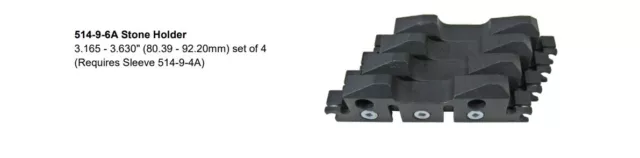 514-9-6A Stone holder (require 514-9-4A) fits Rottler HP7A HP6A H85A set 4 pcs