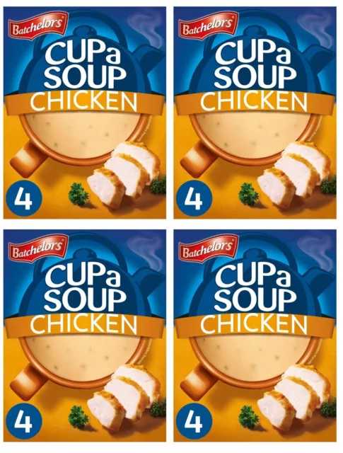 Batchelors Cup a Soup Chicken 4 Sachets PACK OF 4