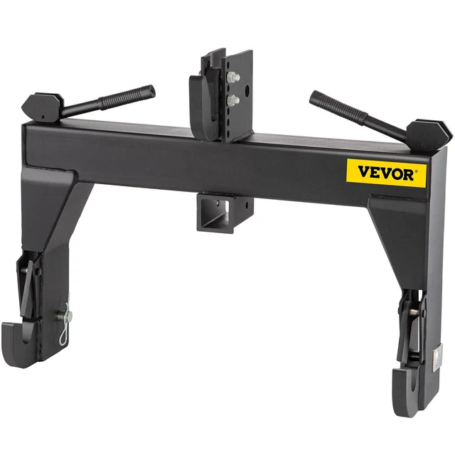 VEVOR 3-Point Quick Hitch; 3000 LBS Lifting Capacity Tractor Cat 1 Cat 2