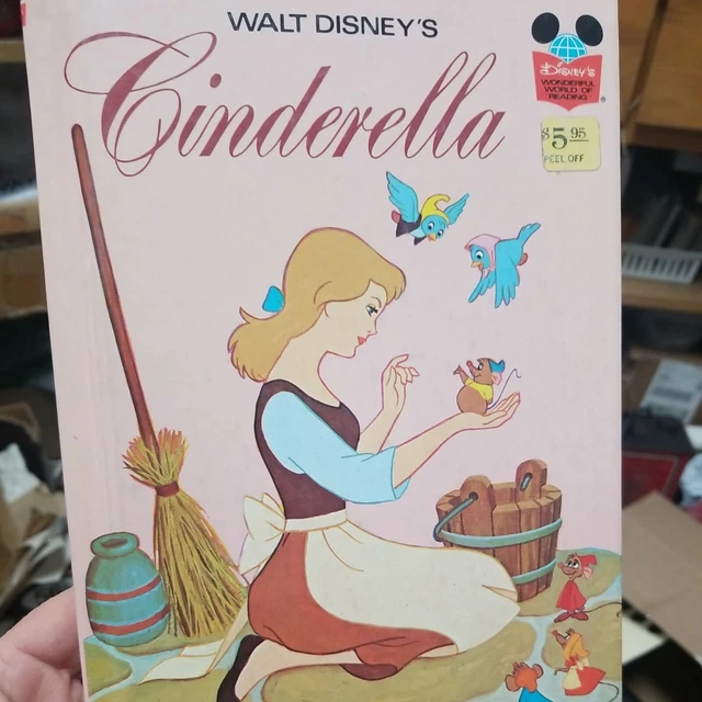 1974 Walt Disney's Cinderella Disney Book Club Edition, Random House