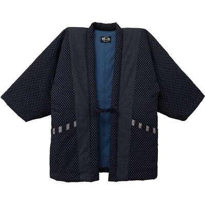 Japanese Kimono Hanten Warm Wear Winter Jacket Free size Made in JAPAN 18003