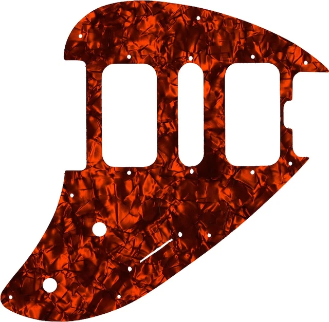 WD Custom Pickguard For Music Man Silhouette #28OP Orange Pearl/Black/White/B... WD Custom Pickguard For Music Man Silhouette #28OP Orange Pearl/Black/White/B...