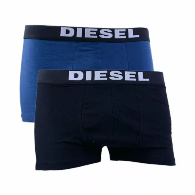 DIESEL UMBX ROCCO 04 Mens Short Boxer Trunk 2x Pack Stretch Cotton Underwear