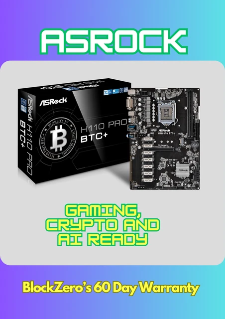 Bitcoin Mining H110 Pro Btc+ Supported Cpu Gpu Mining Processor