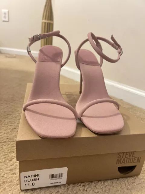 heels size 11 Nadine Blush Steve Madden