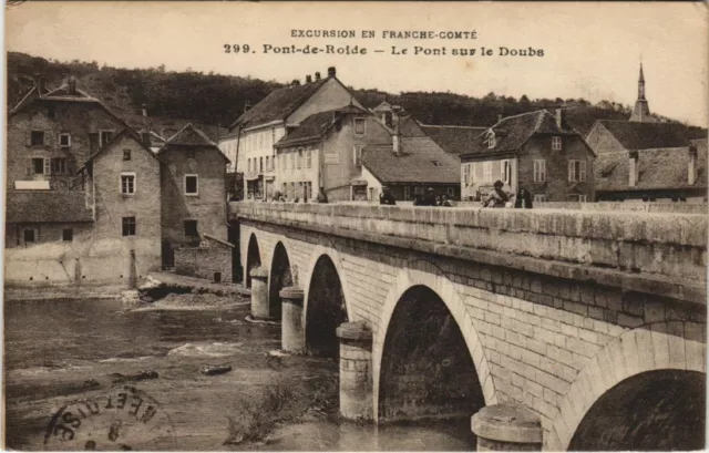 CPA PONT-de-ROIDE Le Pont sur le Doubs (1114819)