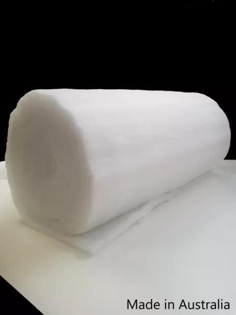 100Gsm 20 Metres Piece Polyester thermal bonded wadding Dacron Australian Made