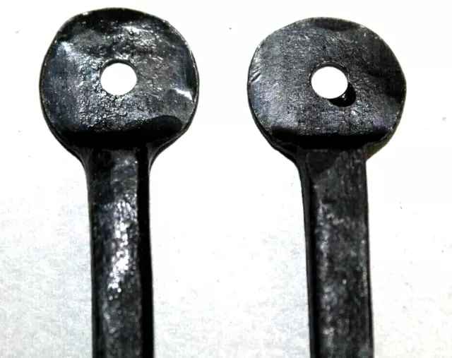4 HAND FORGED 5" WROUGHT IRON BLACKSMITH HOOK Kitchen Rack Wall Bag Key Hanger 2
