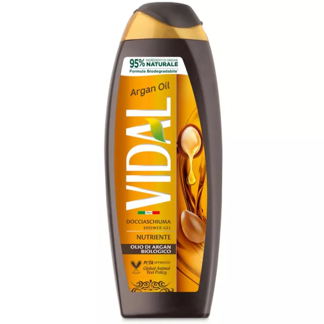 Vidal Doccia Schiuma Nutriente Argan 250Ml
