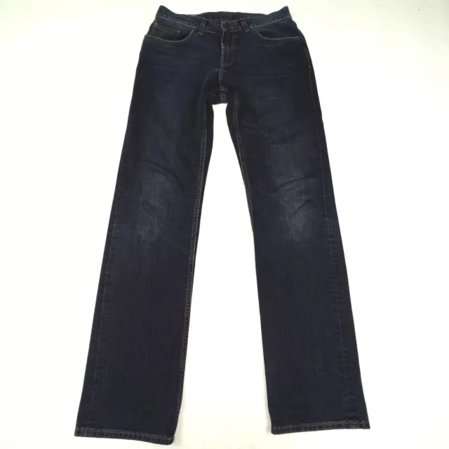 Tommy Hilfiger da Uomo W31 L34 Mercer Blu Regolare Dritto Jeans Aderenti Zip Fly