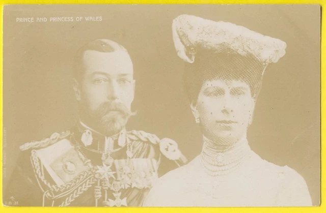 cpa ROYALTY Post Card LAFAYETTE LONDON Photo PRINCE and PRINCESS of WALES