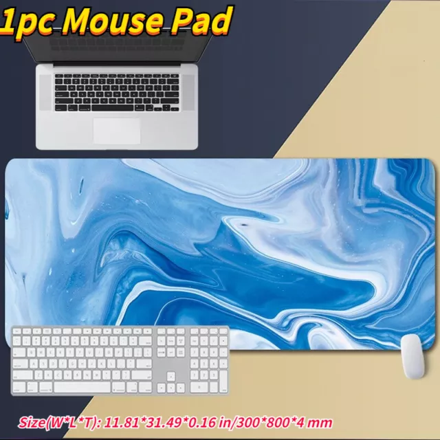 1pc Groß Gamer Mauspad Wasserdicht Schreibtisch Matte Tastatur Tisch Kissen