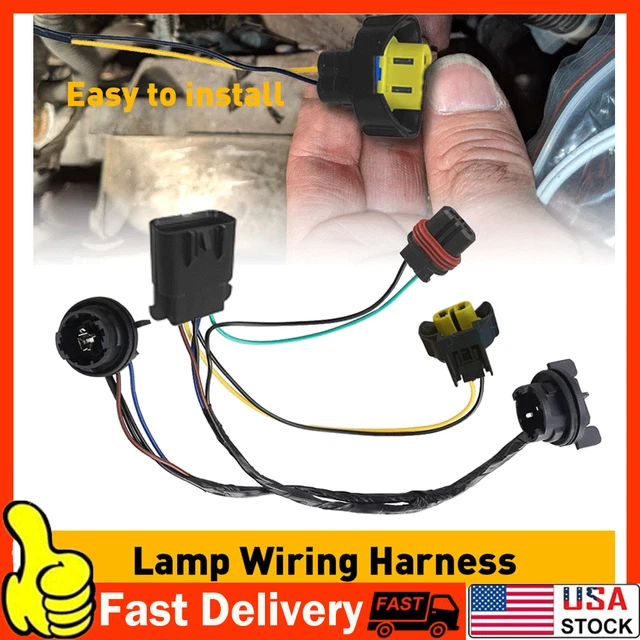 Headlight Wiring Harness 25962806 For 2007-14 Chevy Silverado 1500 2500 3500 NEW
