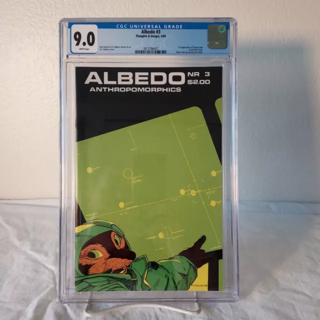 ALBEDO Anthropomorphics #3 CGC 9.0 Thoughts & Images 1985 2nd USAGI YOJIMBO