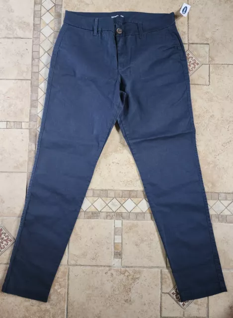 Women's Old Navy Skinny Chino Pants Blue Size 8